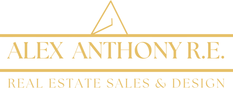 Alex Anthony R.E. Real Estate Sales and Design broker logo